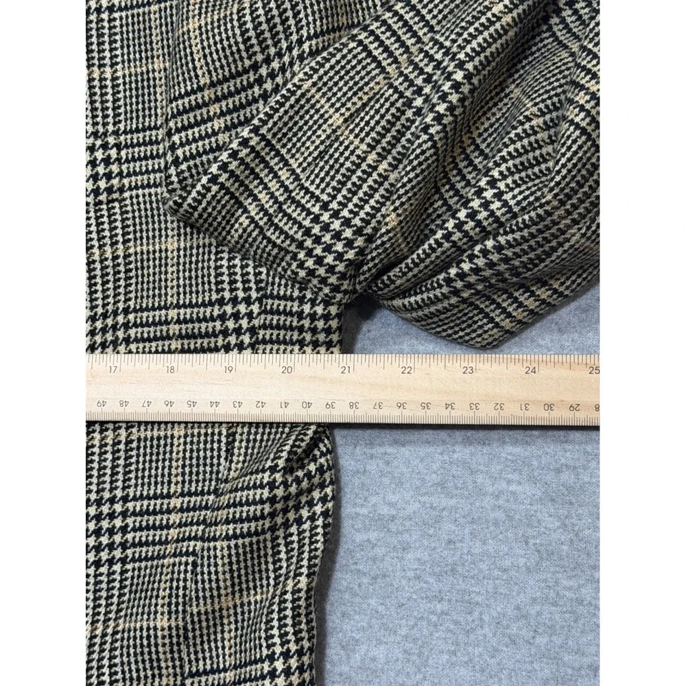 Isaia Napoli 100% Marco G Cashmere Blazer Sport Coat 42 Brown Glen Plaid Italy